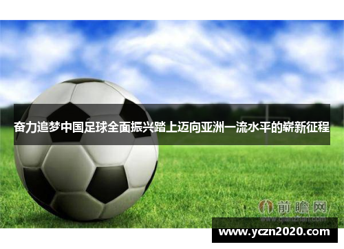 奋力追梦中国足球全面振兴踏上迈向亚洲一流水平的崭新征程